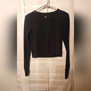 Black Long Sleeve With Thumb Holes